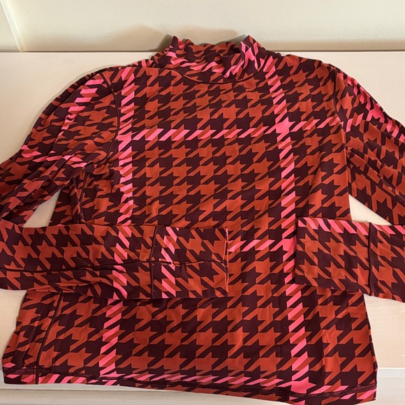 Offline Tops - Red and Pink Patterned Top - Offline